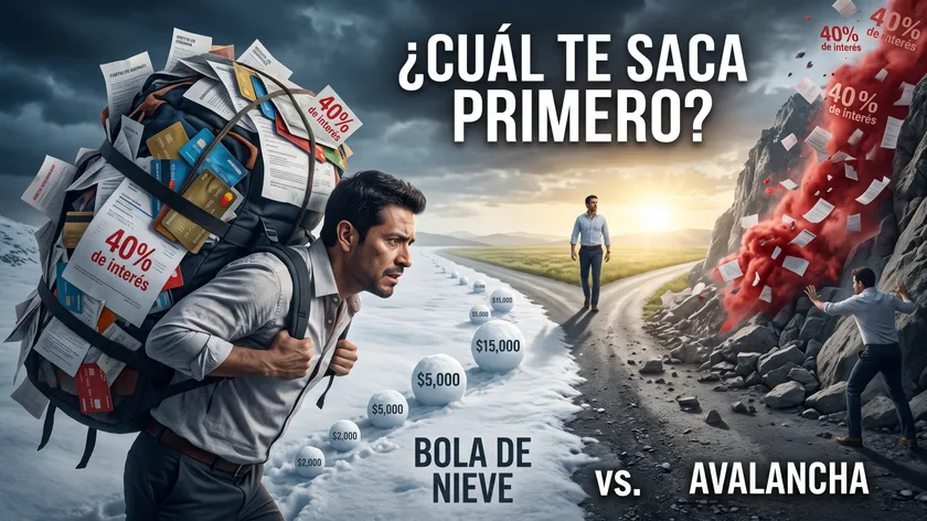 Cómo salir de deudas: bola de nieve vs. avalancha